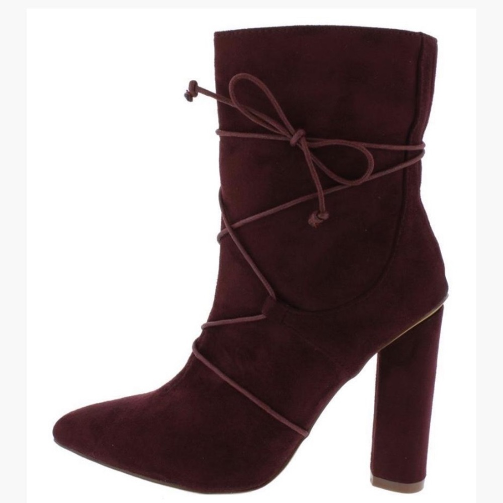 Wine colored boots
